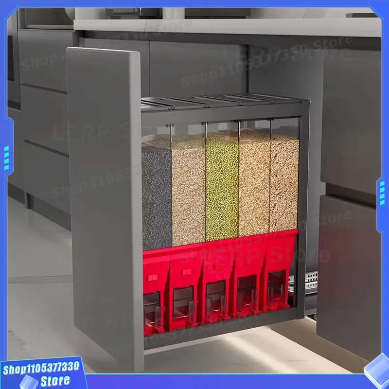 Food Storage Without Pantry - 다용도 주방 수납 컨테이너 풀아웃 서랍