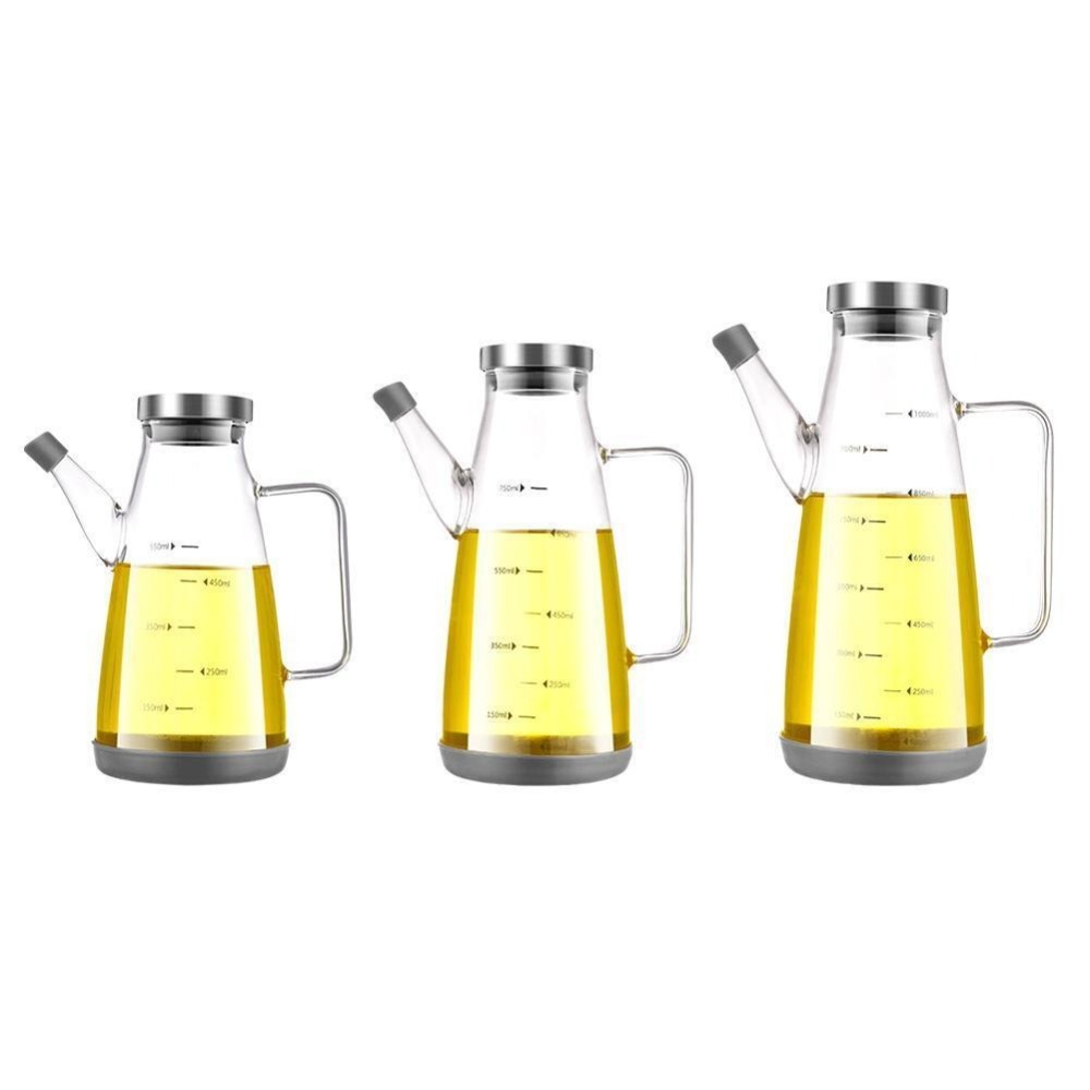 Food Storage Glass Containers Large - 식품 등급 오일 디스펜서 병 누출