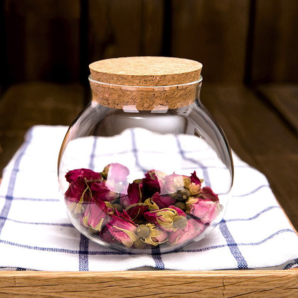 Food Storage Jars With Wooden Lids - 고품질 유리 용기, 원목 뚜껑 및