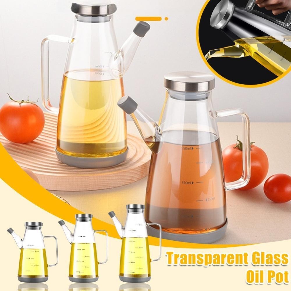 Food Storage Glass Containers Large - 내구성이 뛰어난 식품 등급 오일 디스펜서