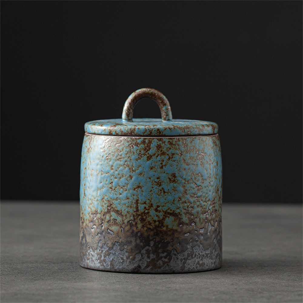 Food Storage Quart - 세라믹 차 캐디 봉인 된 항아리