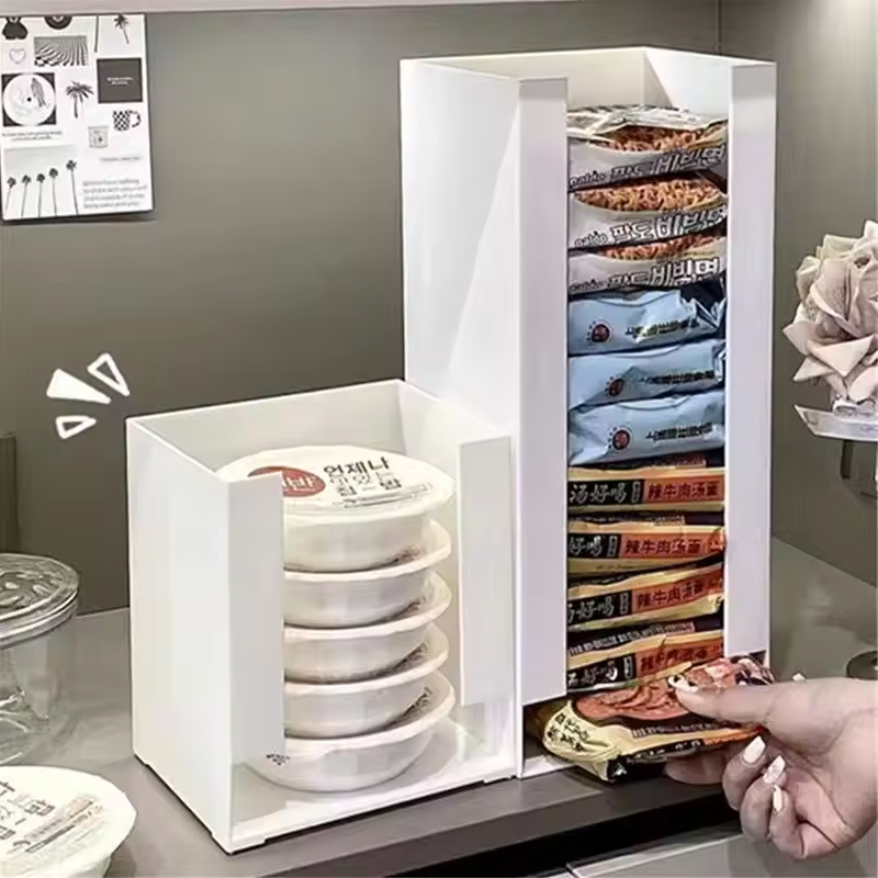 Food Storage Rack For Kitchen - 다용도 인스턴트 라면 보관함 주방 정리함