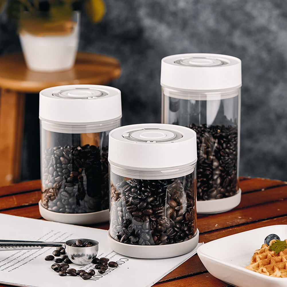 Food Storage Set Glass - 주방 습기 방지 유리 커피콩 항아리
