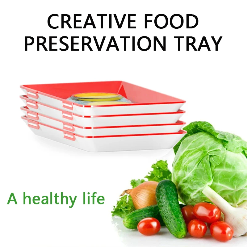 Food Storage Food Safety - 식품 보존 트레이 PP 재사용 가능