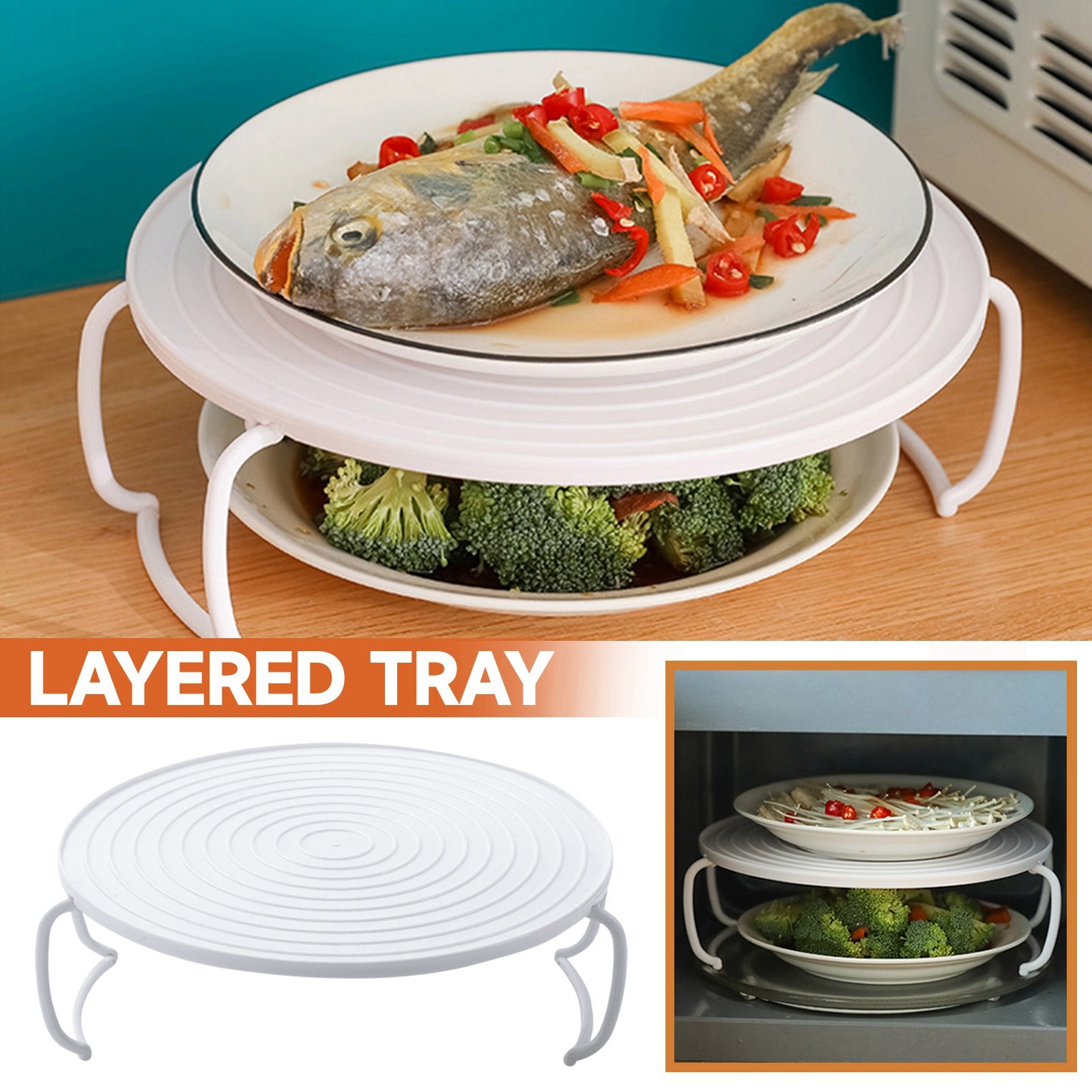Food Storage Rack For Kitchen - 다기능 절연 가열 트레이 랙 플라스틱