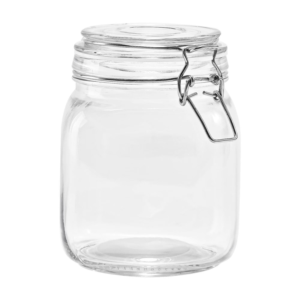 Food Storage Lid - 메인스테이 38온스 유리 식품 저장 용기,