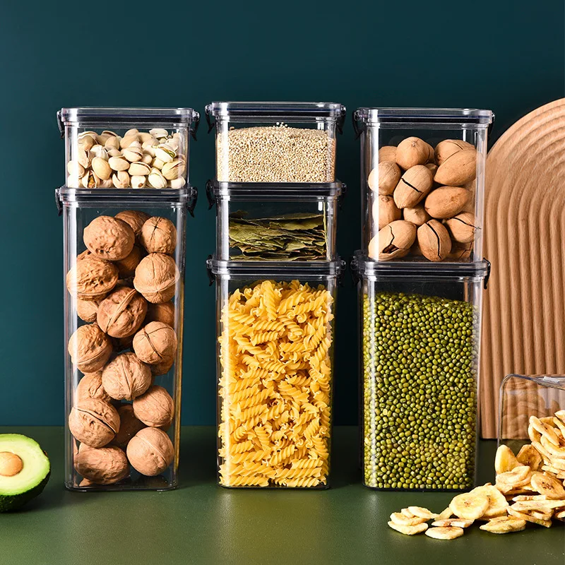 Food Storage Glass Containers Large - Yes1PC 곡물 저장 용기 주방 밀폐