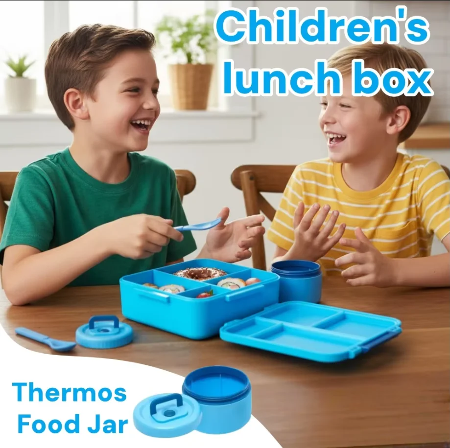 Food Storage Containers Tupperware - 어린이용 1700ml 도시락 세트 (음식 보관