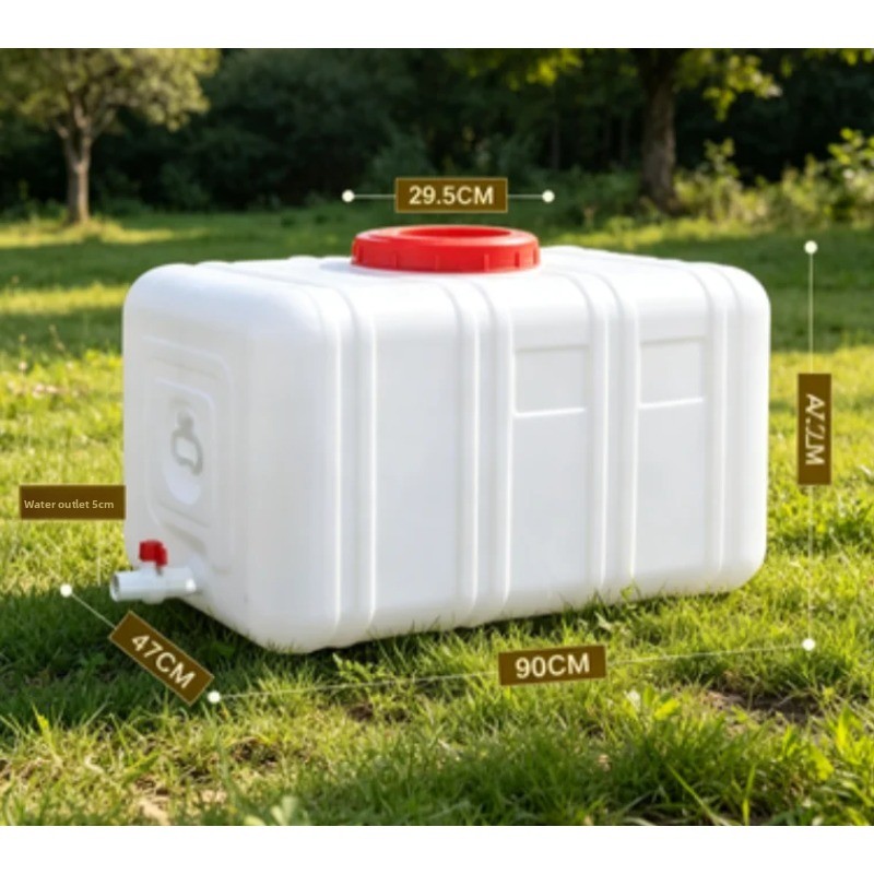Food Storage Reserve - 200리터 식품 등급 수평형 플라스틱 물탱크,