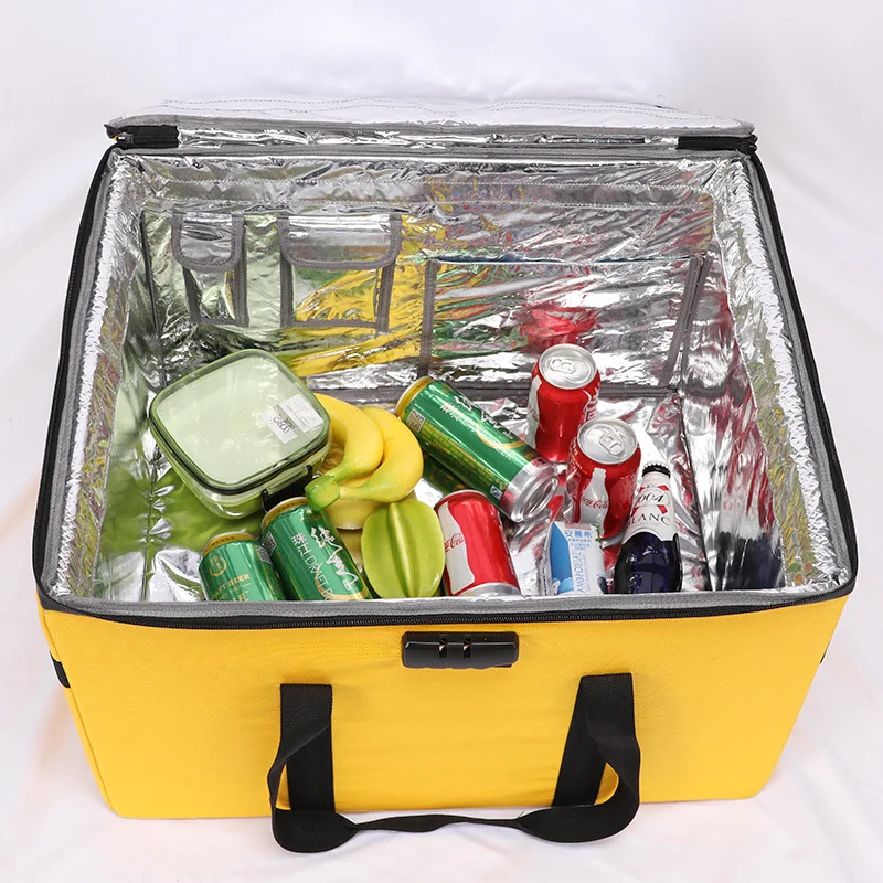Food Storage In Cooler - 80L 휴대용 대형 피자 배달 가방