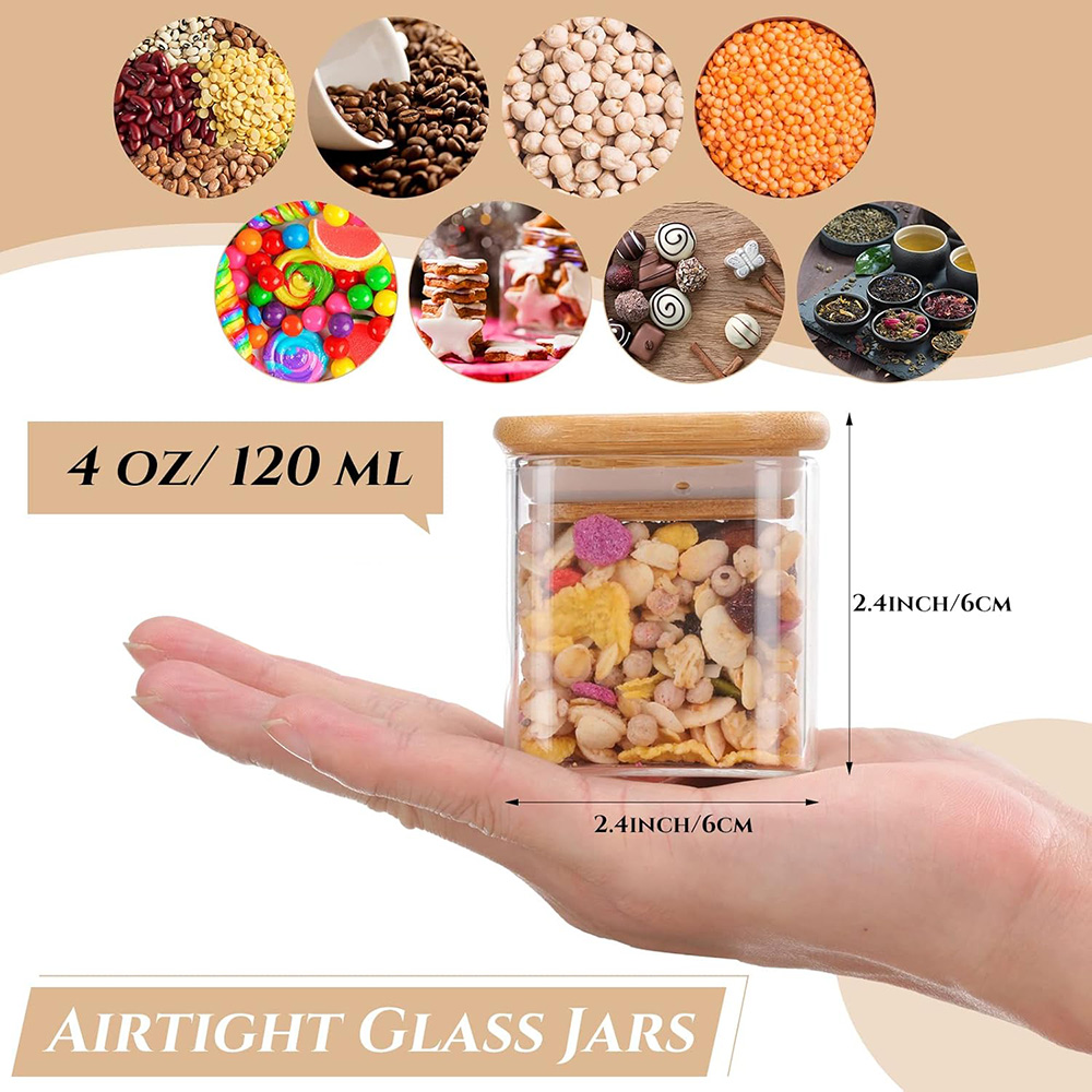 미니멀리스트 향신료 라벨이 있는 유리 항아리 세트, 사 - Food Storage Set Glass 리뷰 및 가격