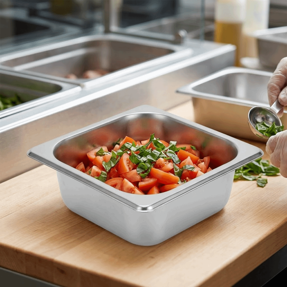 부식 방지 녹슬지 않는 식품용 팬 두꺼운 고온 내성 보 - Food Storage Temperature 리뷰 및 가격