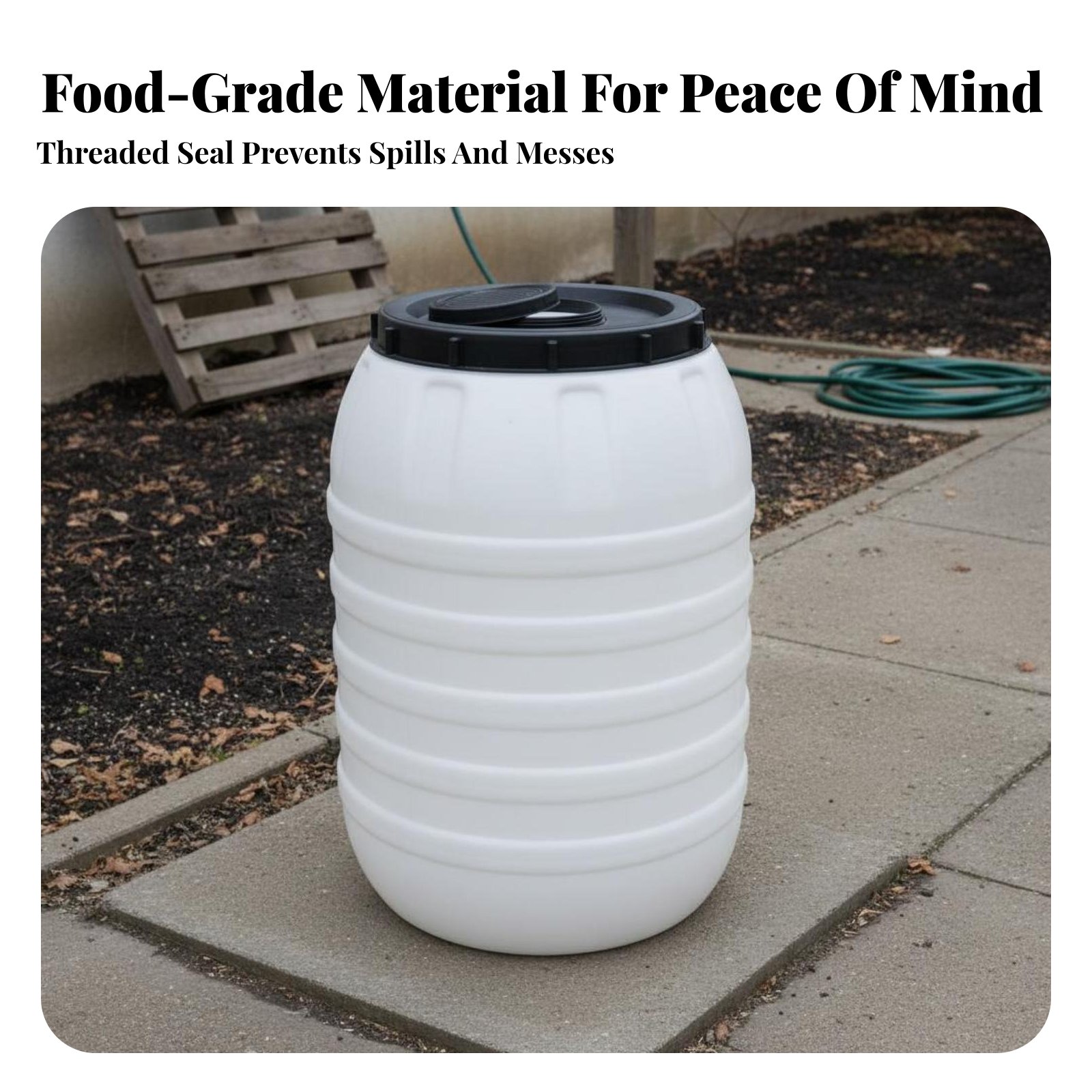 식품 등급 플라스틱 배럴 밀폐형 뚜껑 식품 등급 물통  - Food Storage Lid 리뷰 및 가격