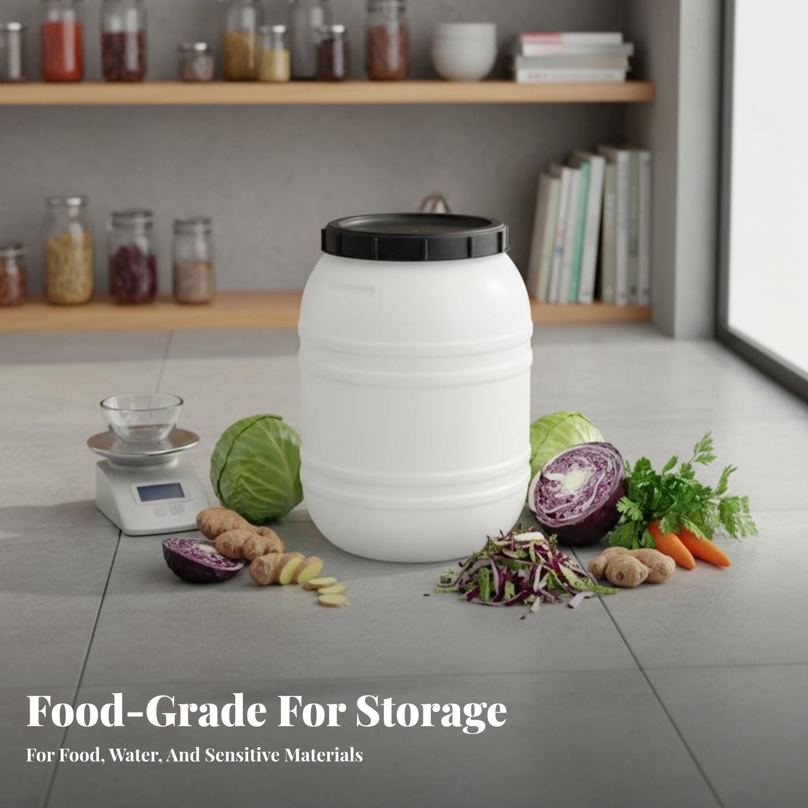식품 등급 플라스틱 배럴 밀폐형 뚜껑 식품 등급 물통  - Food Storage Lid 리뷰 및 가격