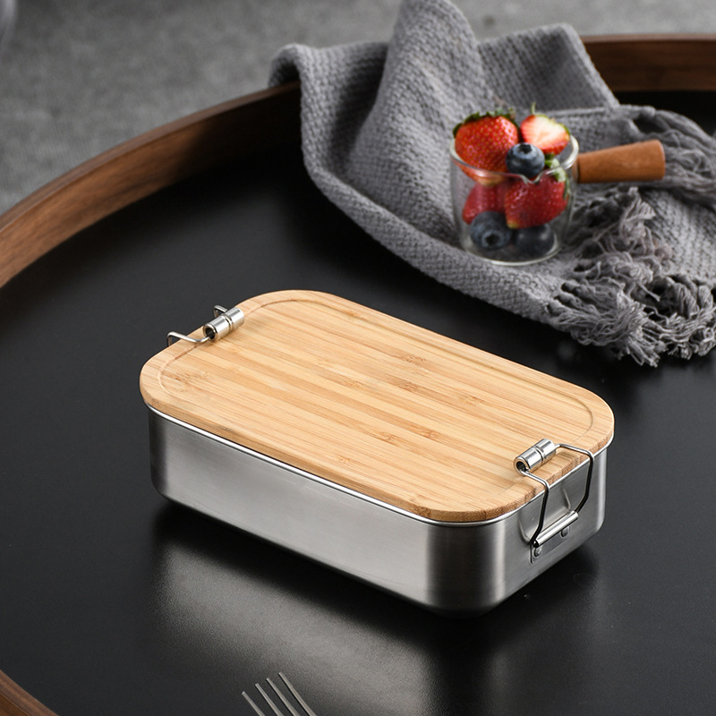 스테인레스 스틸 도시락 상자 일본식 버클 휴대용 Tup - Food Storage Containers Tupperware 리뷰 및 가격