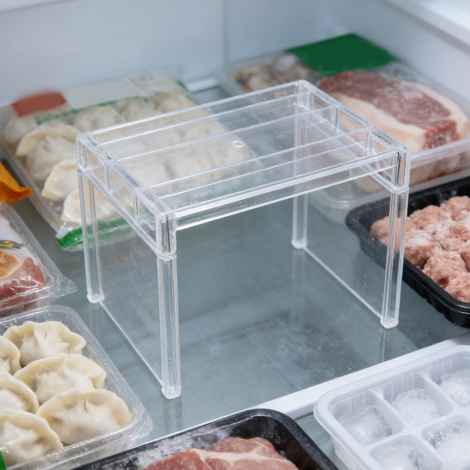 2개 세트 냉장고 정리 선반 투명 수납 랙 냉동실 선반 - Food Storage Rack For Kitchen 리뷰 및 가격