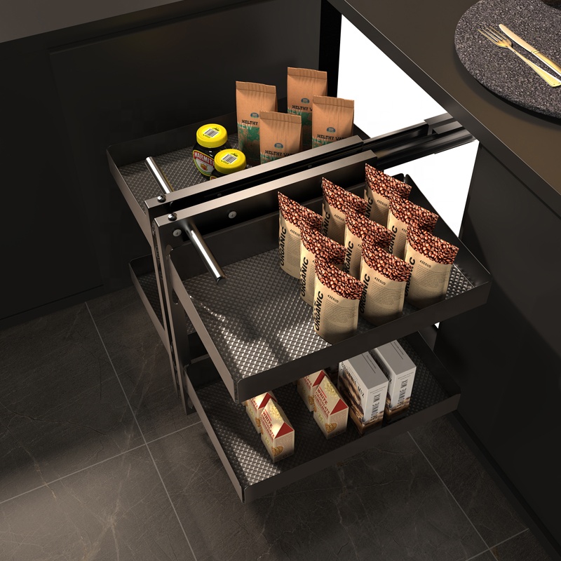 Vbosr 매직 코너 메탈 푸드 스테인리스 스틸 풀아웃 - Food Storage Without Pantry 리뷰 및 가격