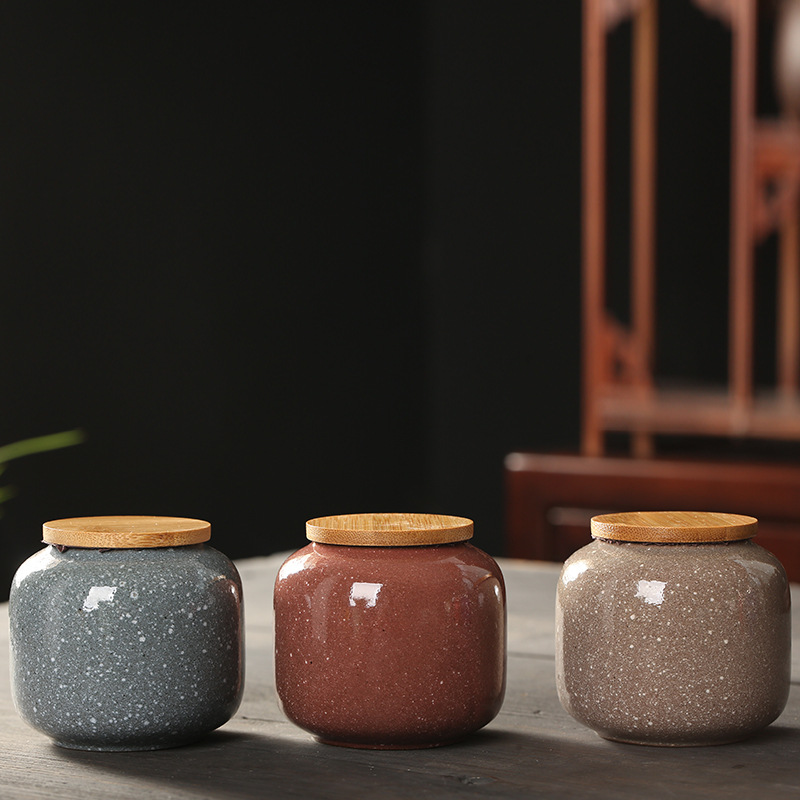 나무 뚜껑 봉인 된 스토리지 박스와 세라믹 미니 항아리 - Food Storage Jars With Wooden Lids 리뷰 및 가격