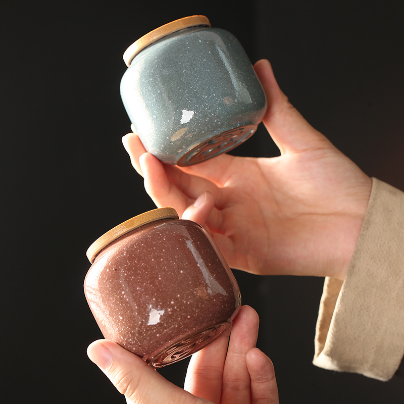 나무 뚜껑 봉인 된 스토리지 박스와 세라믹 미니 항아리 - Food Storage Jars With Wooden Lids 리뷰 및 가격