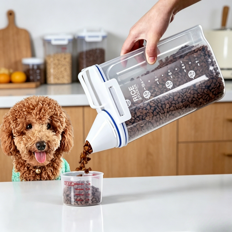 프리미엄 밀폐형 반려동물 사료 보관 용기, 대용량 &  - Dog Food Storage Xl 리뷰 및 가격