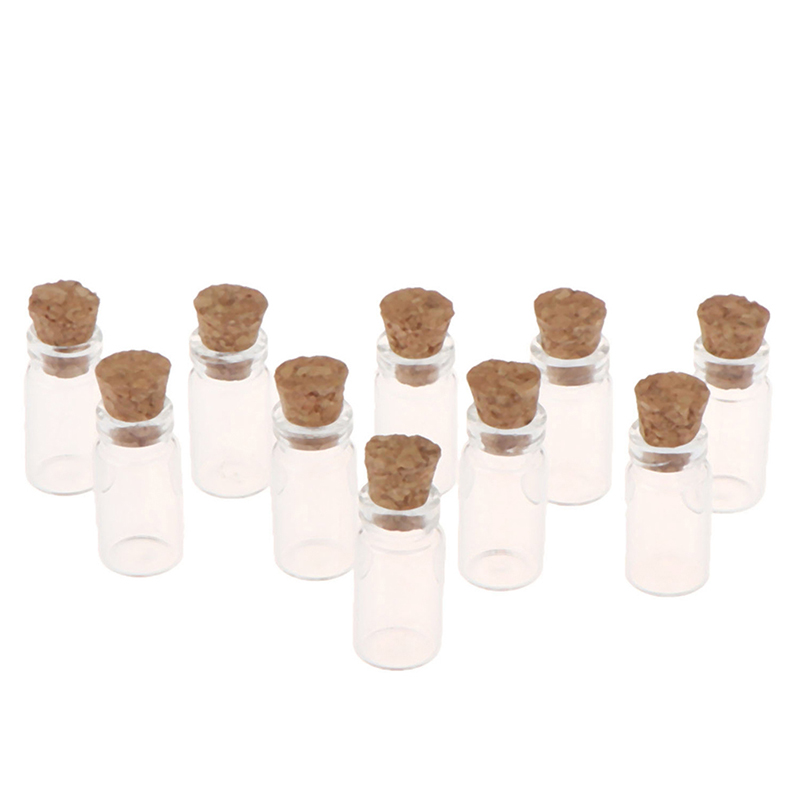 10Pcs 1:12 인형 집 미니어처 유리 항아리 모델 - Food Storage Jars With Wooden Lids 리뷰 및 가격