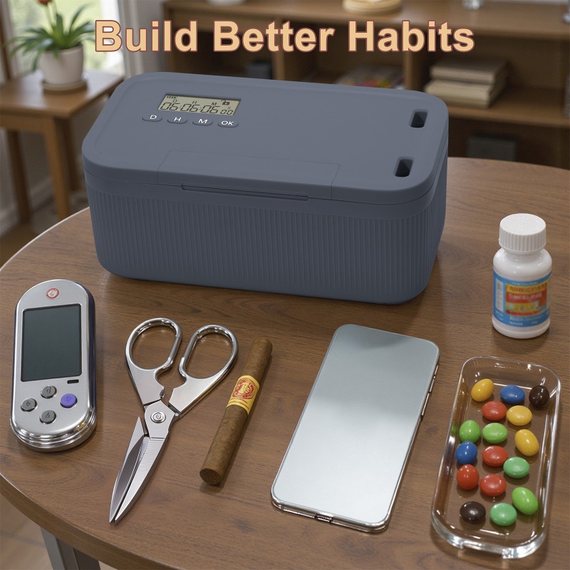 타이머가 있는 잠금 상자 전화기 보관함 시간 잠금 보관 - Food Storage Food Safety 리뷰 및 가격