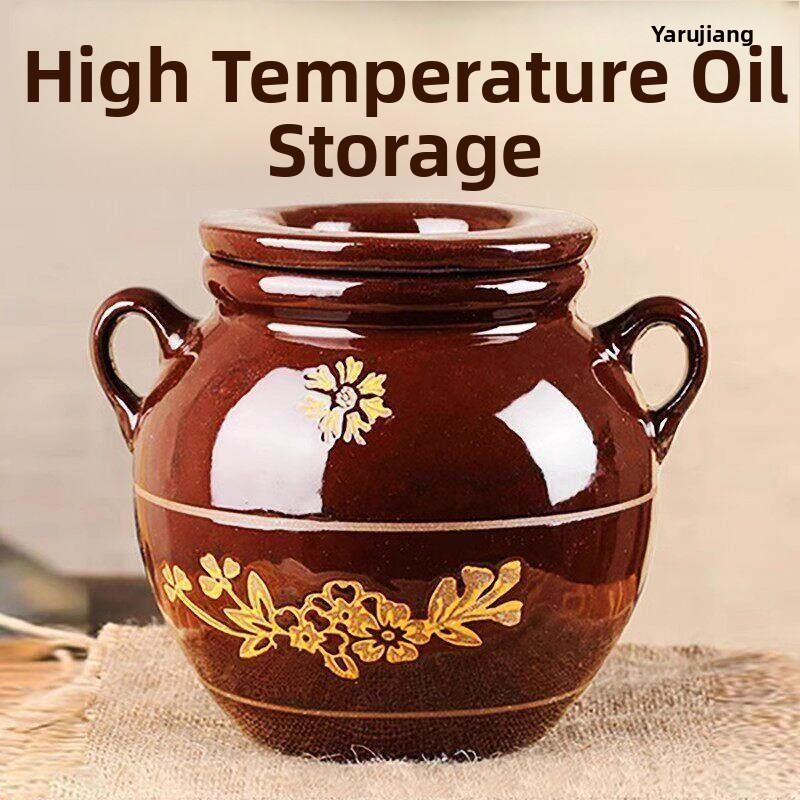 전통 중국 도자기 돼지 지방 항아리, 고온 내열 식품  - Food Storage Temperature 리뷰 및 가격