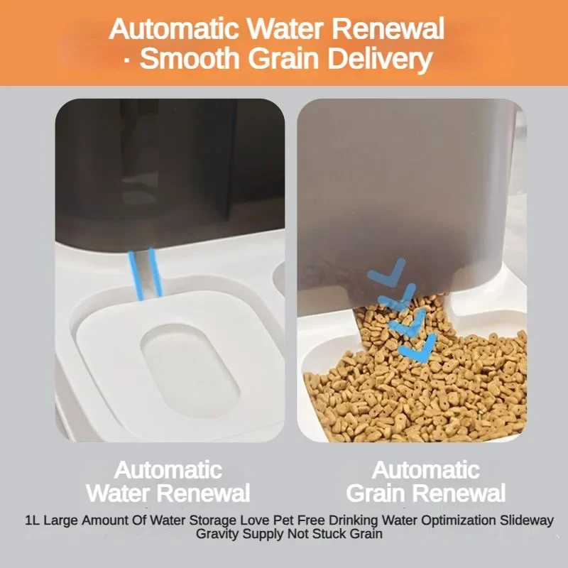 2 in 1 애완 동물 자동 공급기 건조 식품 보관 용 - Dog Food Storage Xl 리뷰 및 가격