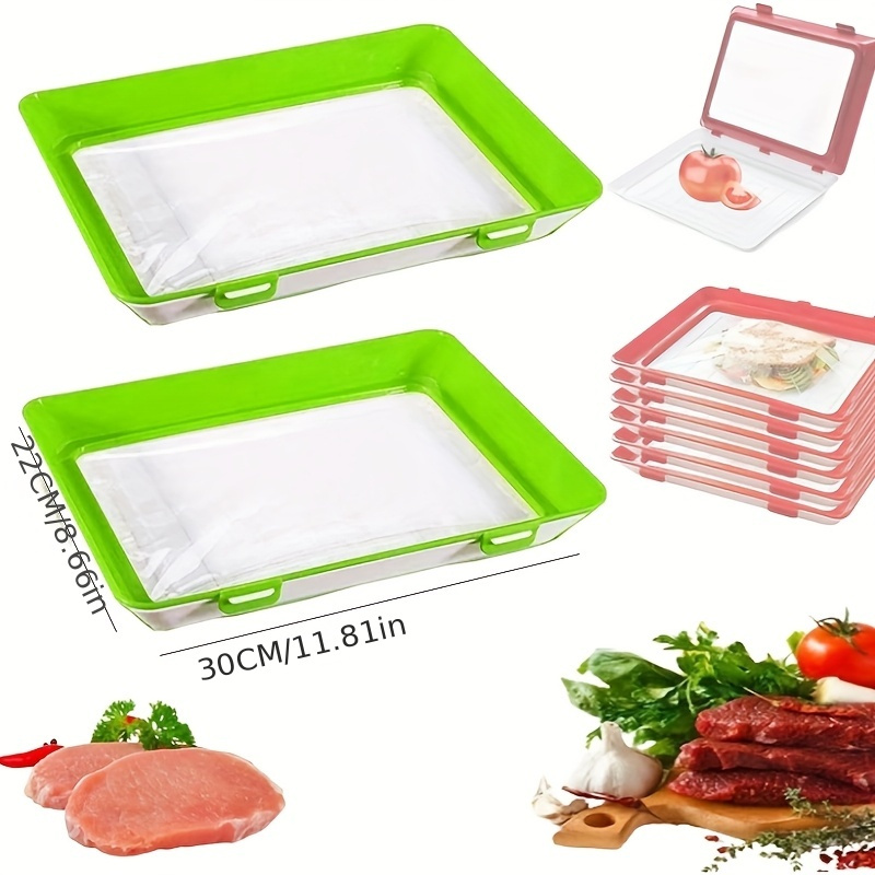 식품 보존 트레이 재사용 가능 적층식 육류 보관 안전  - Food Storage Food Safety 리뷰 및 가격