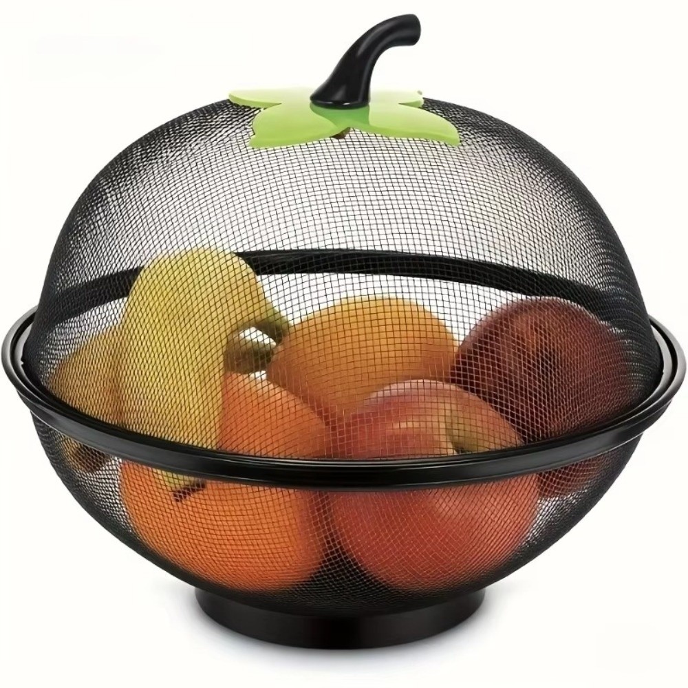 메쉬 커버가 있는 금속 과일 바구니, 습기 방지, 세척 - Food Storage Rack For Kitchen 리뷰 및 가격