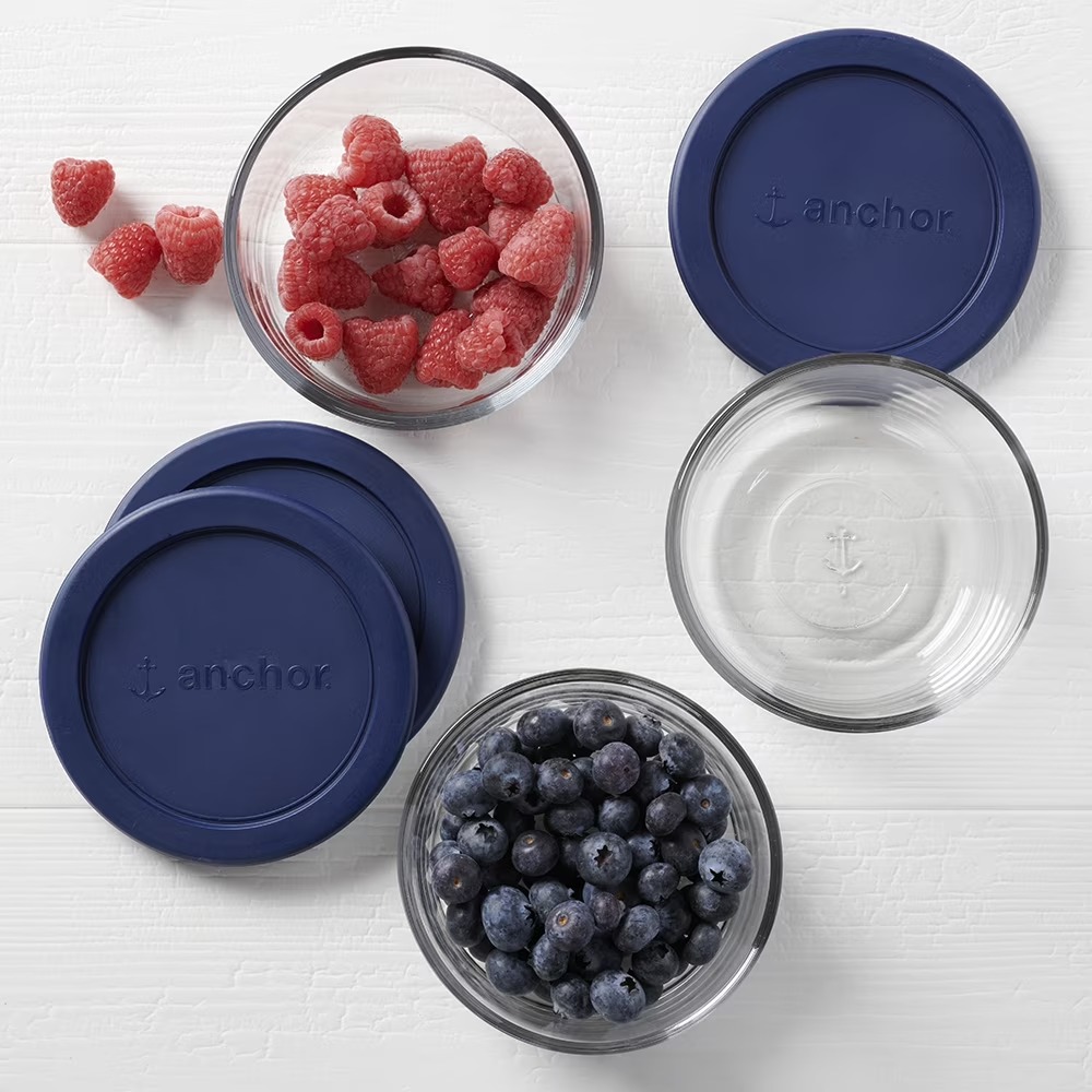 앵커 호킹 유리 식품 보관 용기(뚜껑 포함), 2컵 원 - Food Storage Set Glass 리뷰 및 가격