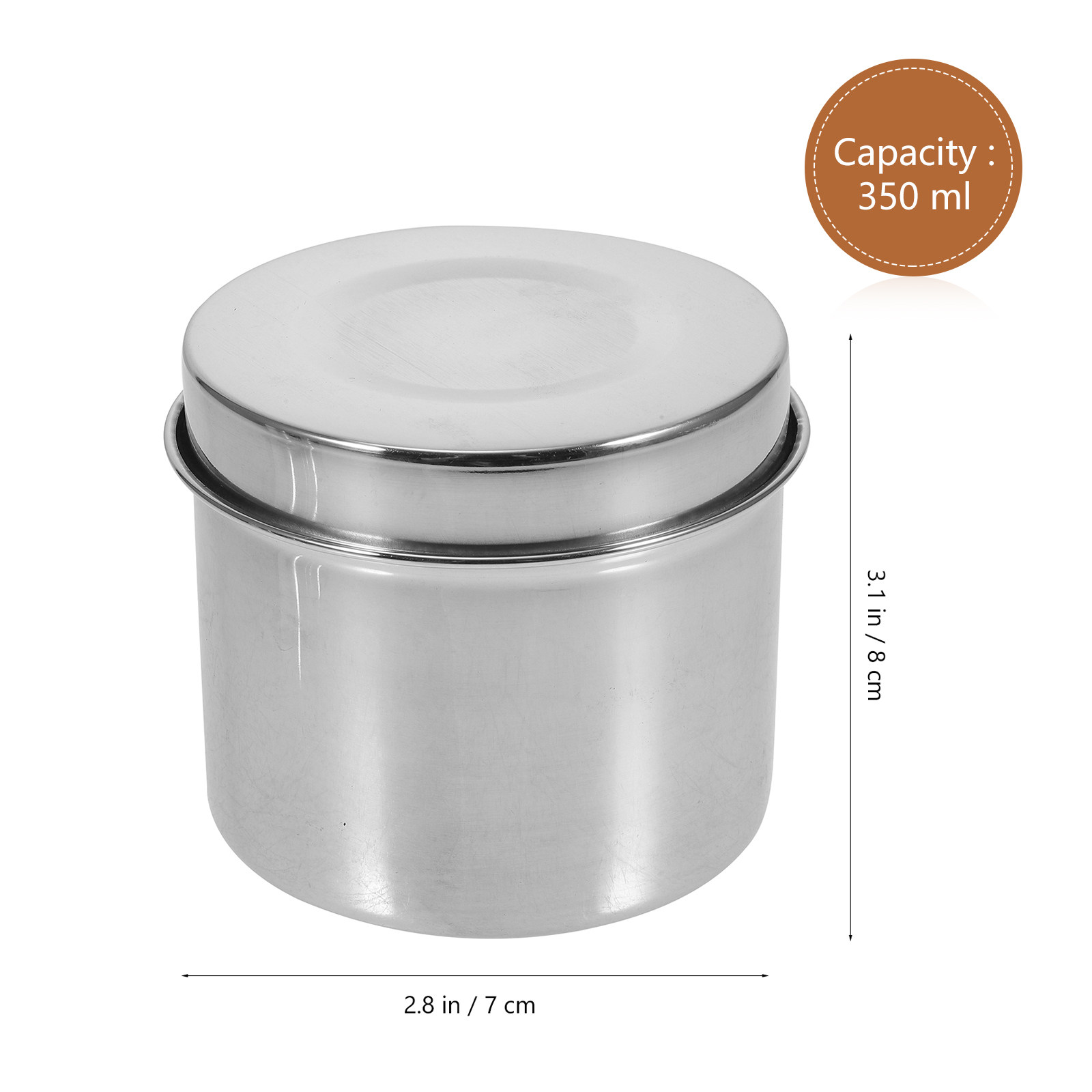 4Pcs 광택 처리된 스테인레스 스틸 식품 저장 용기  - Food Storage Food Safety 리뷰 및 가격