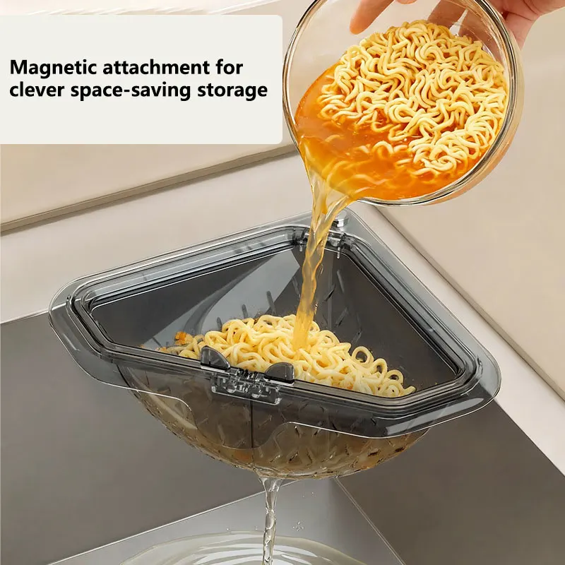 자석식 삼각형 싱크대 배수구 바구니 주방 싱크대 필터  - Food Storage Rack For Kitchen 리뷰 및 가격