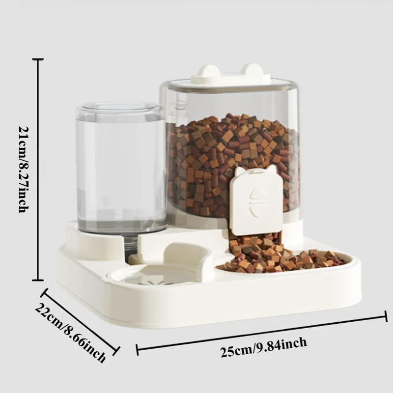 자동 급식기 개 고양이 사료 그릇 물 분수 포함 대용량 - Dog Food Storage Xl 리뷰 및 가격