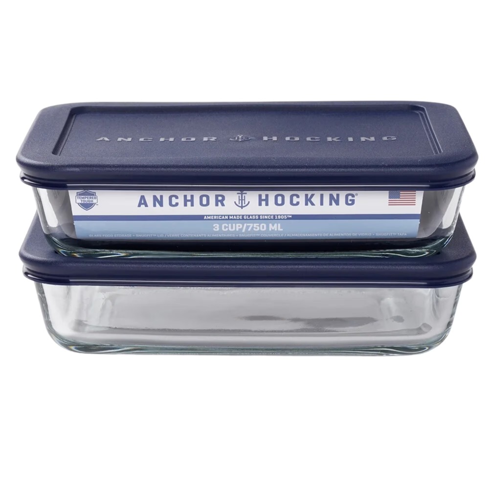 유리 식품 보관 용기(뚜껑 포함), 3컵 직사각형, 2 - Food Storage Set Glass 리뷰 및 가격