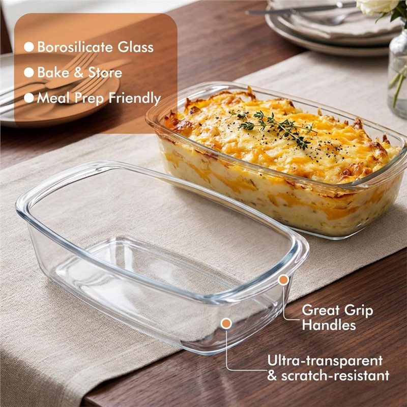 A25F-2팩 대형 7.6컵/1800ML/1.9쿼트 유 - Food Storage Glass Containers Large 리뷰 및 가격