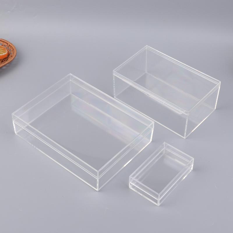 두꺼운 직사각형 아크릴 보관함 높은 투명도 식품 선물  - Food Storage Plant 리뷰 및 가격