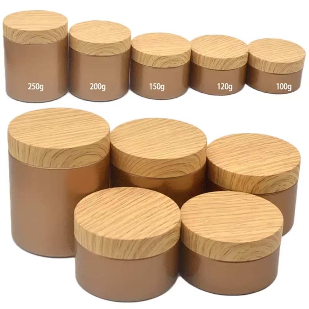 30개입 PET 빈 플라스틱 용기 100/120/150 - Food Storage Jars With Wooden Lids 리뷰 및 가격