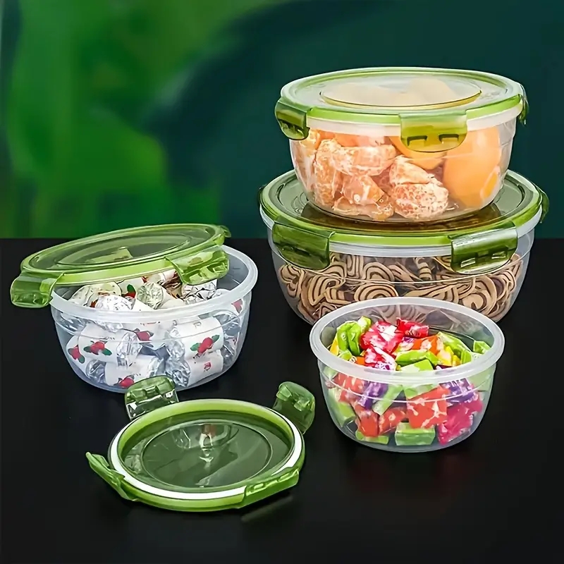 플라스틱 식품 보관 용기 4개, 도시락, 식당, 캠핑, - Food Storage Method 리뷰 및 가격