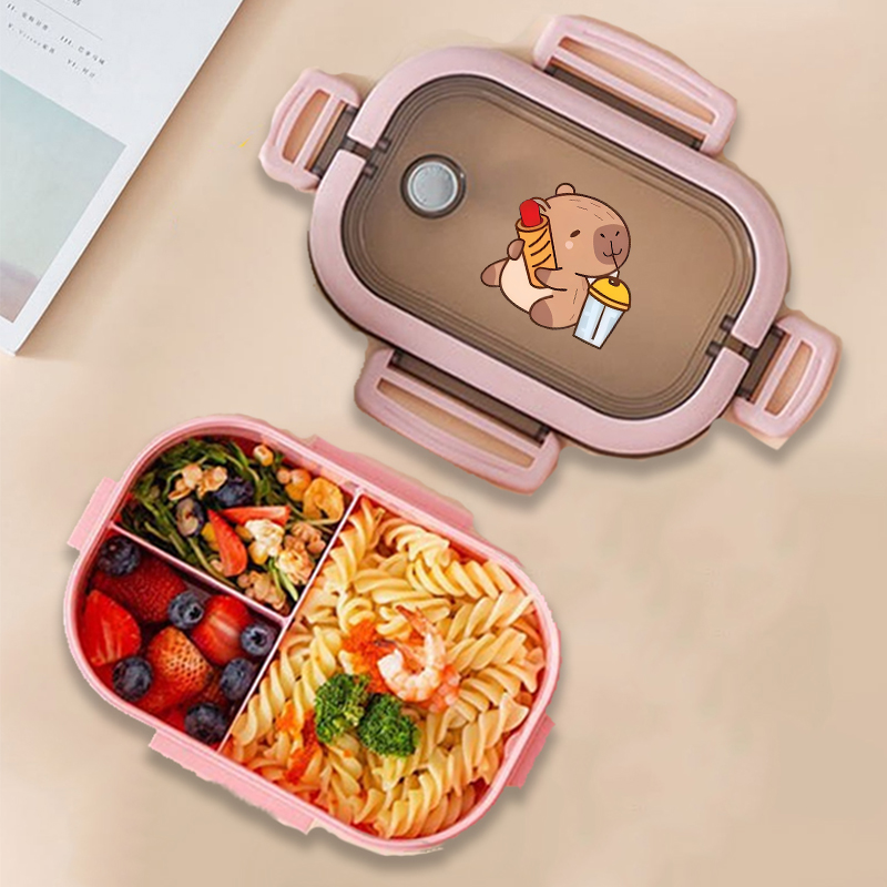 Capybara 도시락 상자 애니메이션 동물 인쇄 식품 - Food Storage Method 리뷰 및 가격