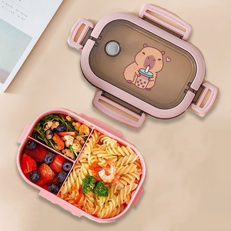 Capybara 도시락 상자 애니메이션 동물 인쇄 식품 - Food Storage Method 리뷰 및 가격