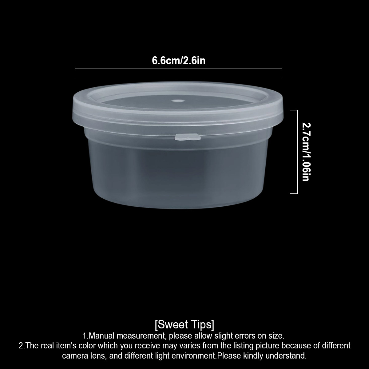 10/20/40팩 작은 슬라임 용기(뚜껑 포함), 조미 - Food Storage Lid 리뷰 및 가격