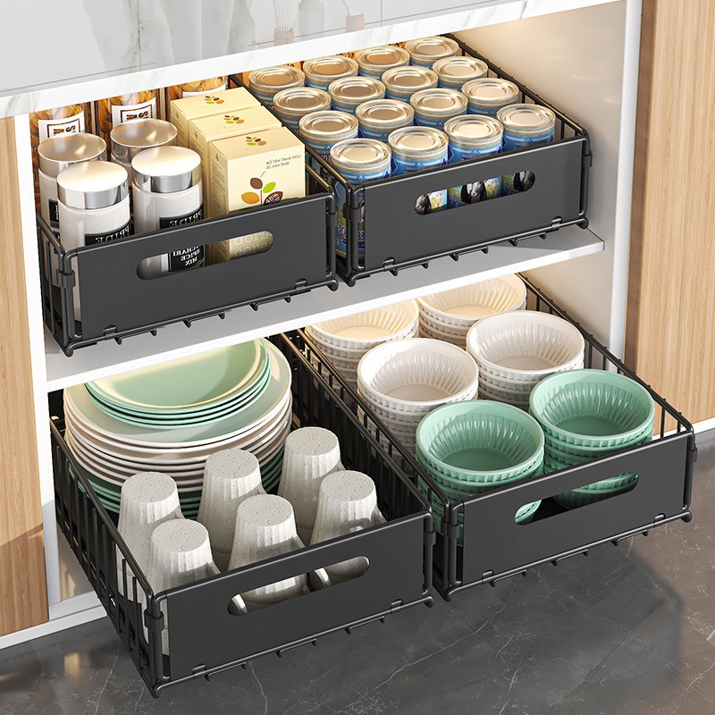 주방 캐비닛 슬라이드 아웃 수납 바구니 향신료병, 통조 - Food Storage Without Pantry 리뷰 및 가격