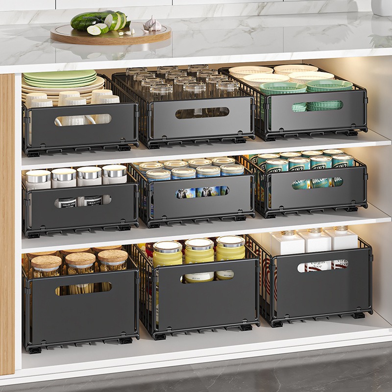 주방 캐비닛 슬라이드 아웃 수납 바구니 향신료병, 통조 - Food Storage Without Pantry 리뷰 및 가격
