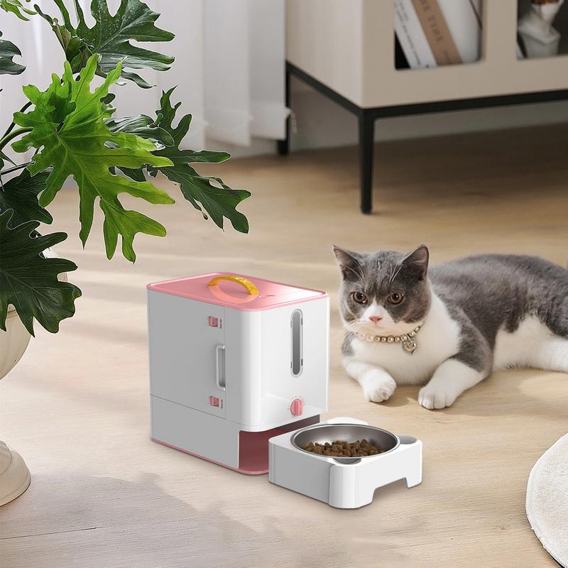 애완 동물 피더 상자 먹이 그릇 고양이 음식 용기 휴대 - Food Storage Food Safety 리뷰 및 가격