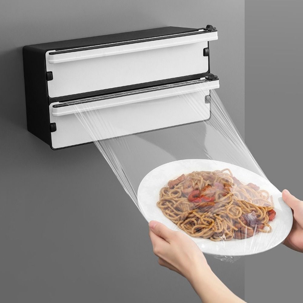 2 in 1 식품 필름 디스펜서 커터 리필 가능 플라스 - Food Storage Food Safety 리뷰 및 가격