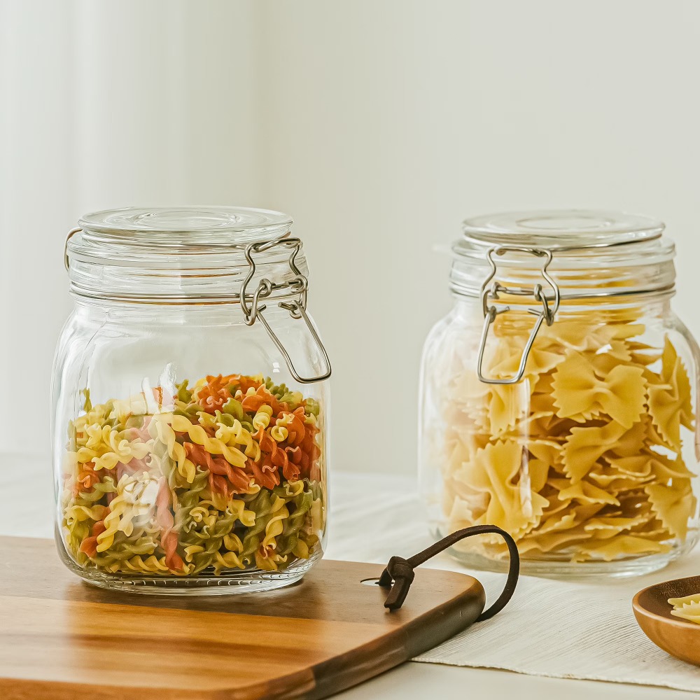 메인스테이 38온스 유리 식품 저장 용기, 잠금식 밀폐 - Food Storage Lid 리뷰 및 가격
