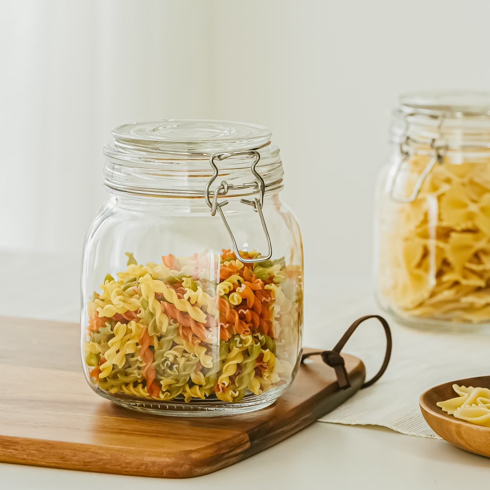 메인스테이 38온스 유리 식품 저장 용기, 잠금식 밀폐 - Food Storage Lid 리뷰 및 가격