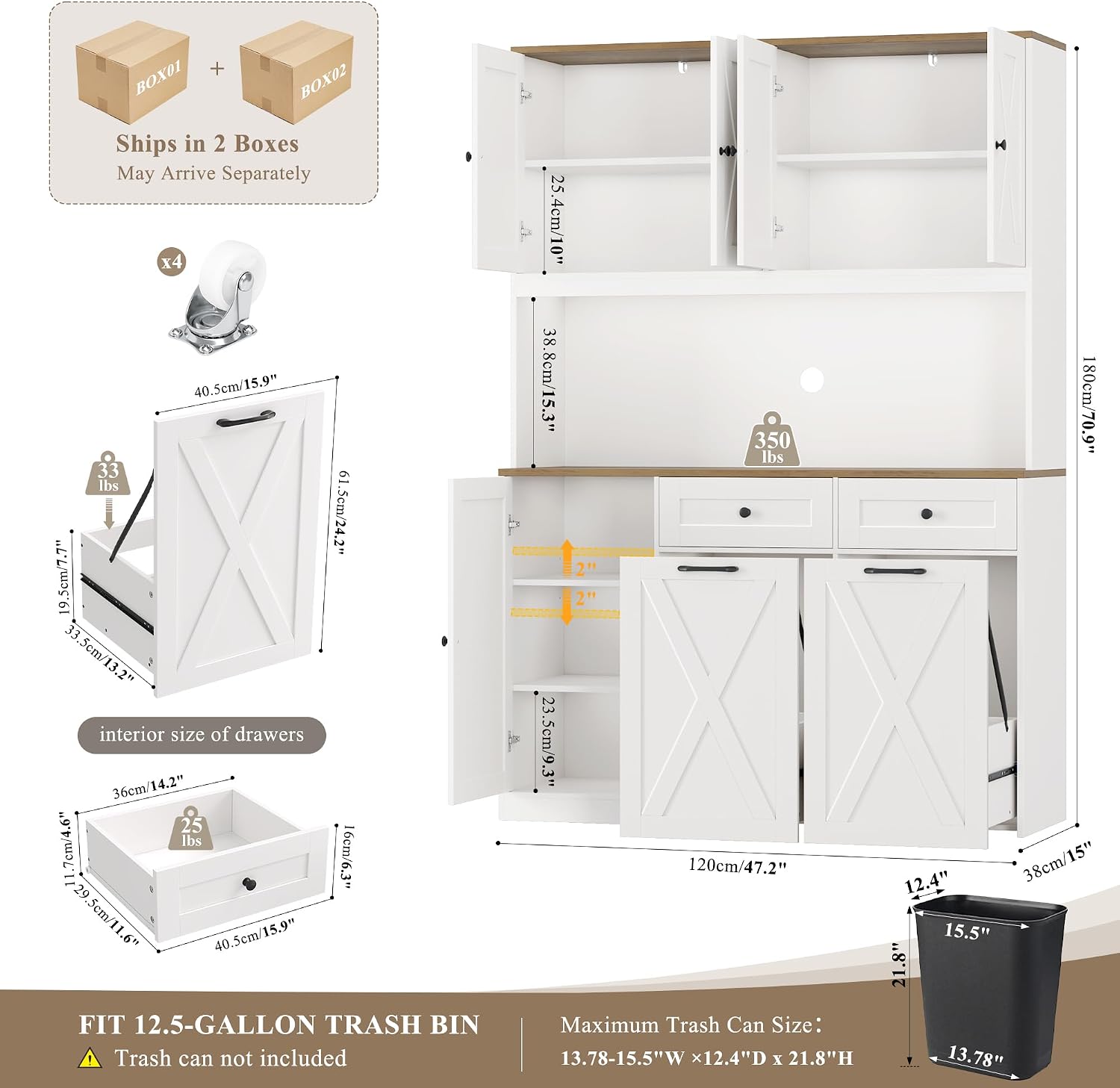 주방 팬트리 수납장 나무 프리 스탠딩 높은 찬장 이중  - Food Storage Without Pantry 리뷰 및 가격
