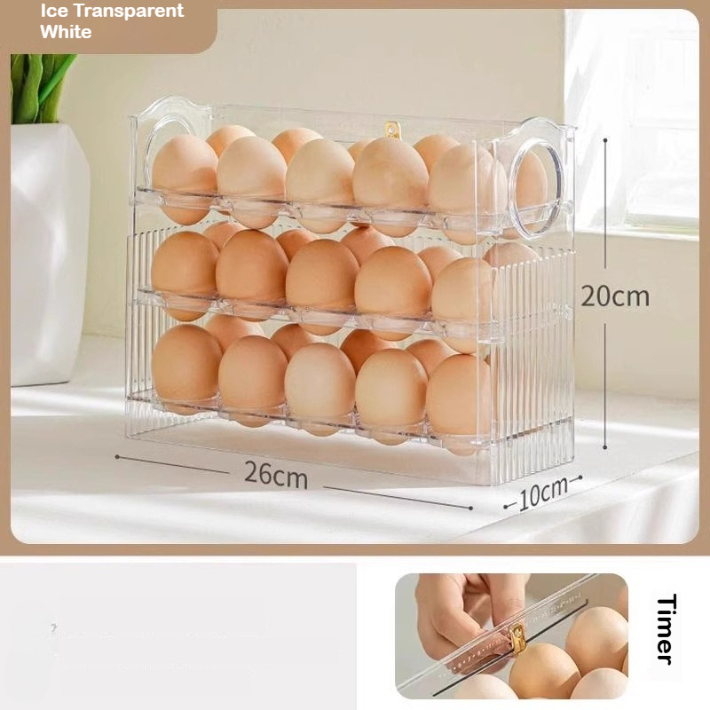 자동 리바운드 계란 보관함 냉장고 측면 도어 공간 절약 - Food Storage Rack For Kitchen 리뷰 및 가격